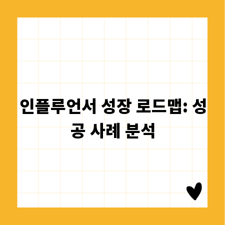 인플루언서 성장 로드맵: 성공 사례 분석
