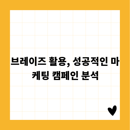 브레이즈 활용, 성공적인 마케팅 캠페인 분석