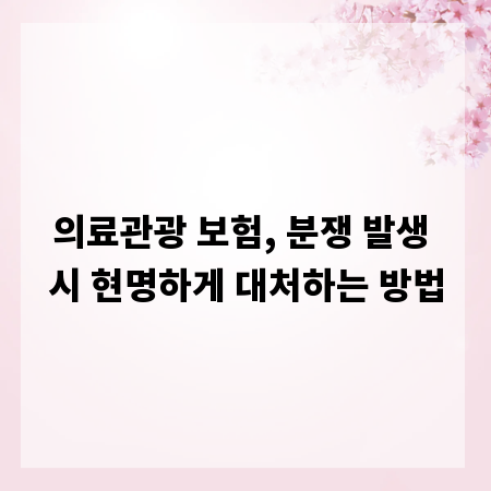 의료관광 보험, 분쟁 발생 시 현명하게 대처하는 방법
