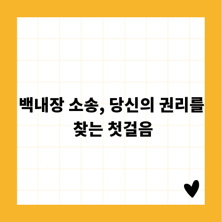 백내장 소송, 당신의 권리를 찾는 첫걸음